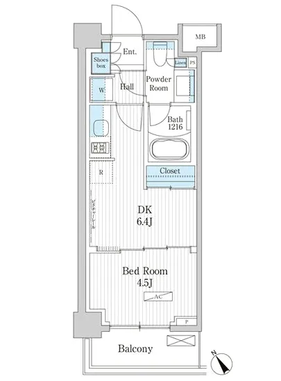 パークアクシス門前仲町テラス 101