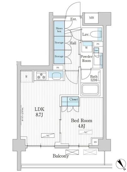 パークアクシス門前仲町テラス 201