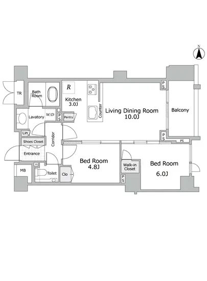 プレミアスイート外苑の杜 3F