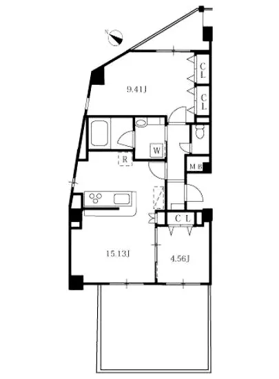 KDXレジデンス上野毛 404