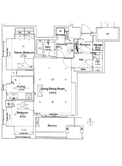 パークハウス芝タワー 7F