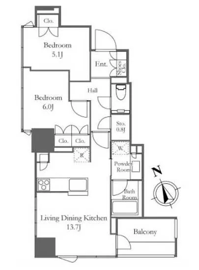 プラウド新虎通り 4F