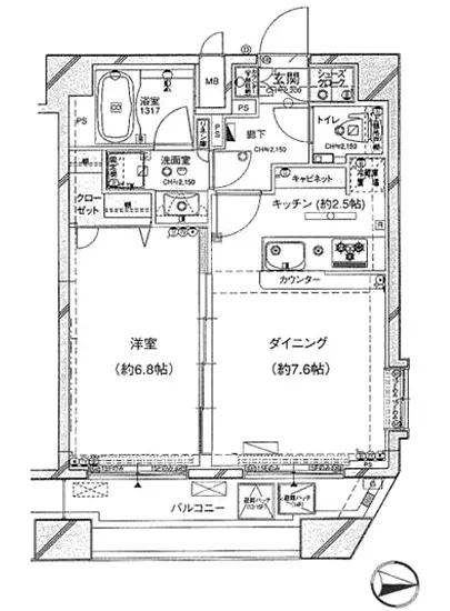 パレステュディオ市谷仲之町 1501