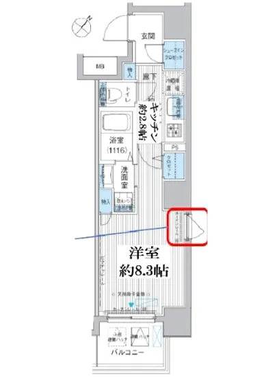 エムズサニーパレス月島 702