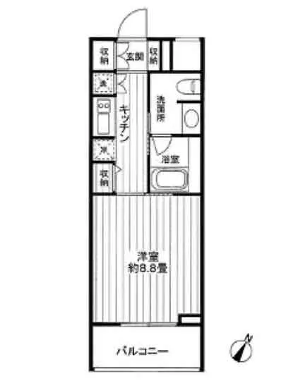 クロスレジデンス白金高輪 1102