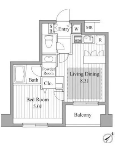 レジディア新川2 202