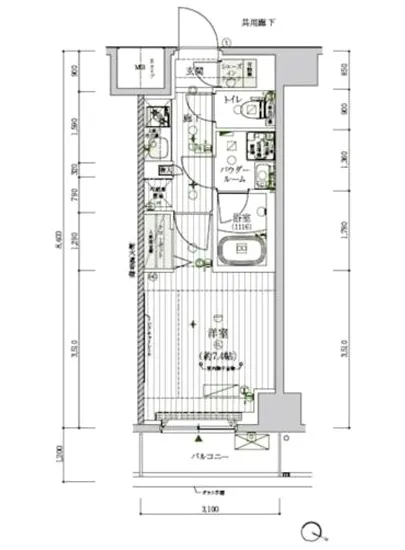 メインステージ北千住7 1203