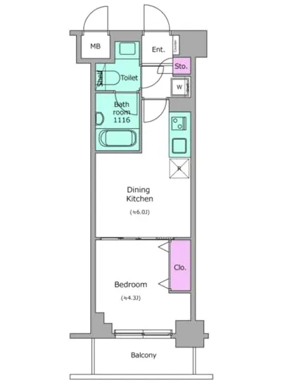 クレヴィアリグゼ西巣鴨 204