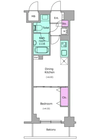 クレヴィアリグゼ西巣鴨 306