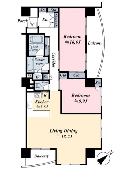 クレッセント目黒青葉台 6F
