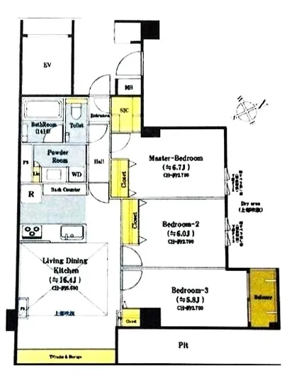 オープンレジデンシア中野坂上 105