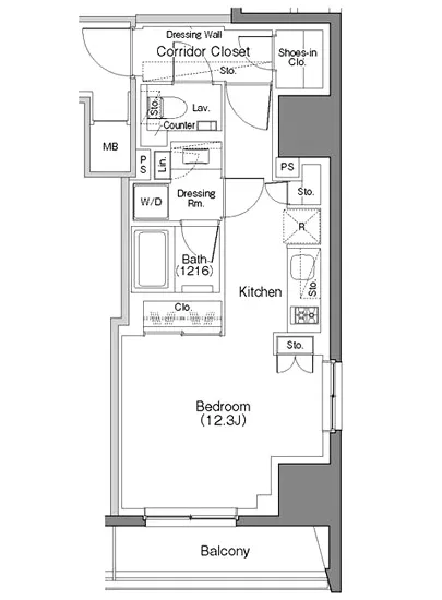 ザ・パークハビオSOHO大手町 402