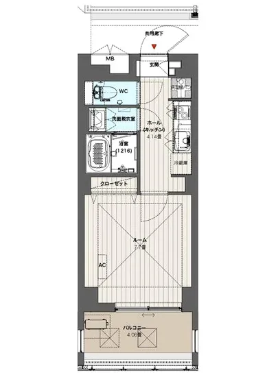 ルーチェヴィラ菊川 303