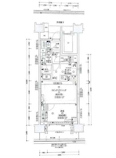 バウス西大島 4F