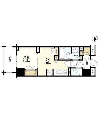 オープンレジデンシア池尻大橋 6F