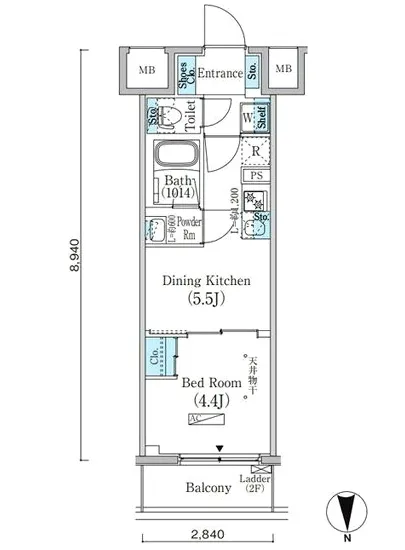 プライムブリス上野元浅草 203
