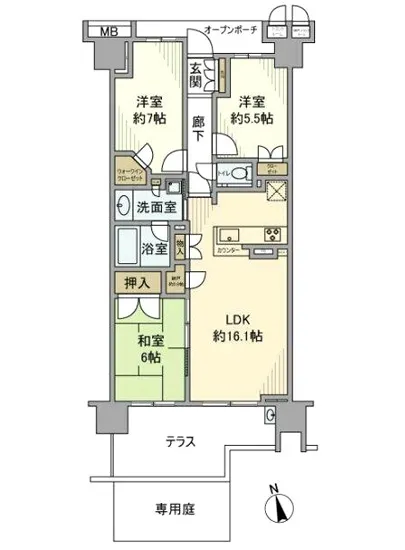 プラウド東陽町 1F