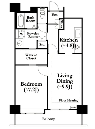 河田町ガーデン 4-605