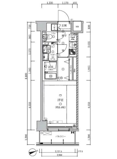 クオリタス浅草 204