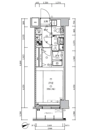 クオリタス浅草 303