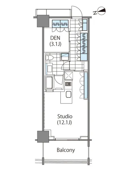 コンフォリア新宿イーストサイドタワー 403