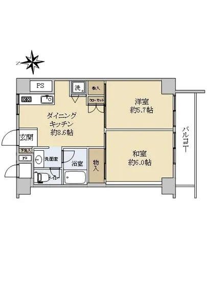 エルアルカサル三田 6F