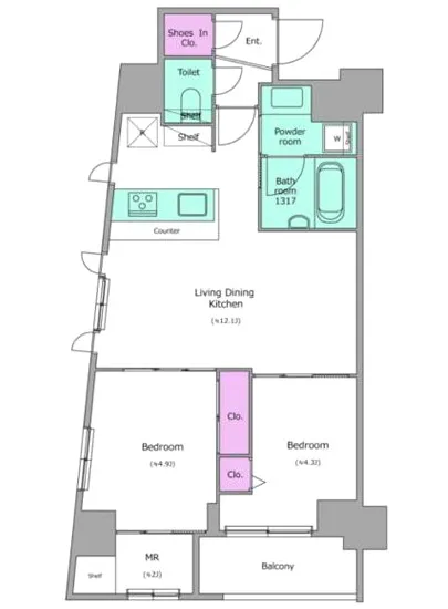 クレヴィアリグゼ西巣鴨 402