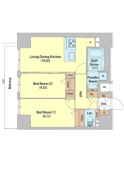 レフィールオーブ町屋駅前 1106