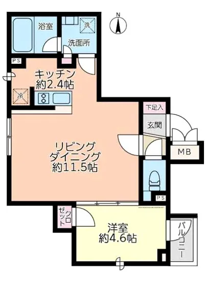 R78番館白金高輪 201