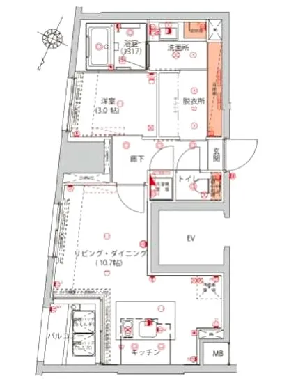ハーモニーレジデンス千代田岩本町 3F