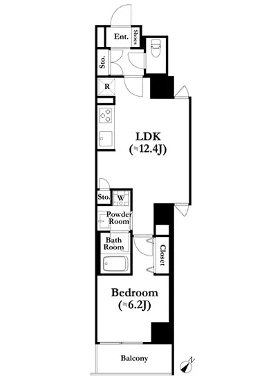 ロイジェント上野桜木 202