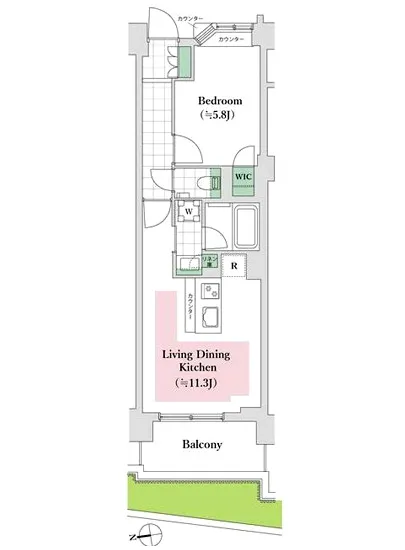 オープンレジデンシア目黒柿の木坂 102