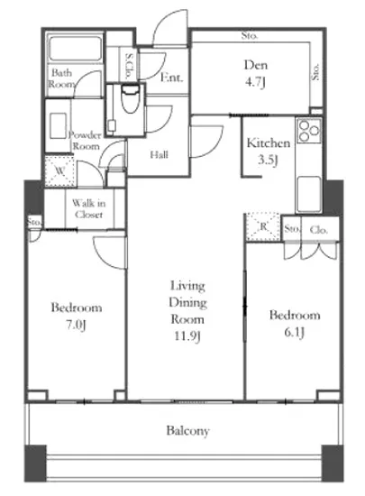 アトラスタワー茗荷谷 21F