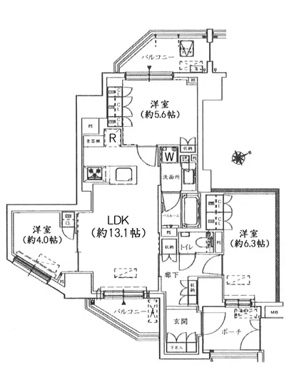 オープンレジデンシア池尻大橋 13F