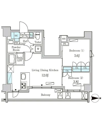 オープンブルーム東日本橋 801