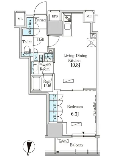 パークアクシス菊川ステーションイースト 1102
