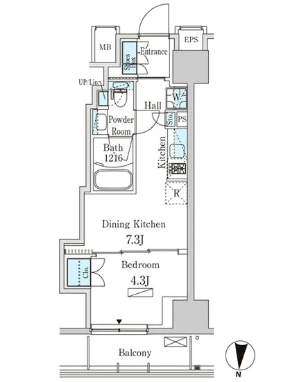 パークアクシス菊川ステーションイースト 602