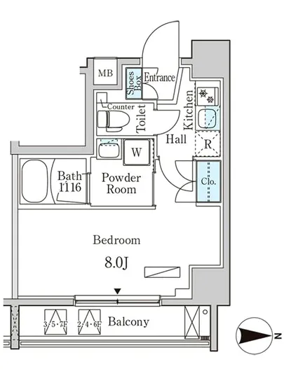 オープンブルーム東日本橋 601