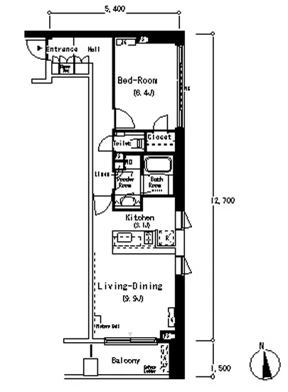 フロンティアレジデンス南麻布 601