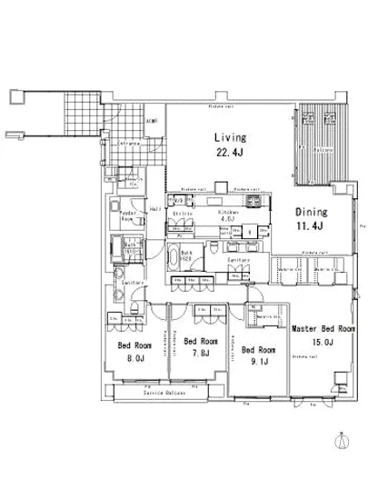 ガーデン高輪 405