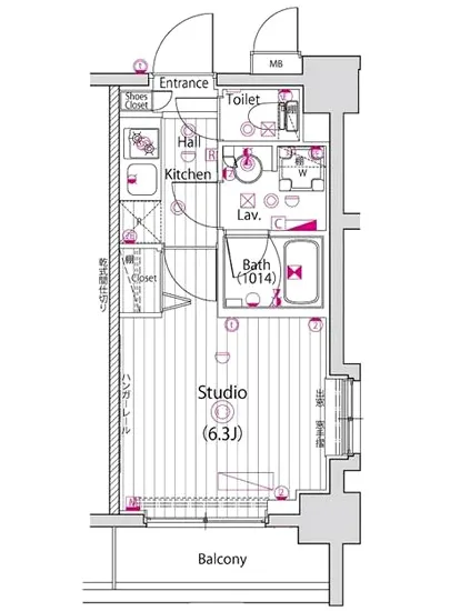 ガーラ・リバーサイド目黒 4F