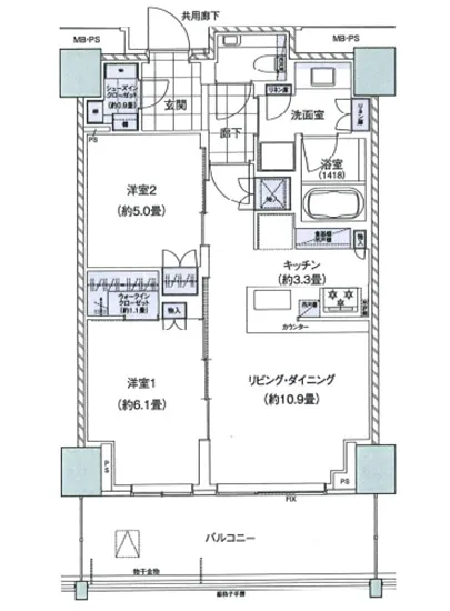 ザ・レジデンス四谷アベニュー 3F