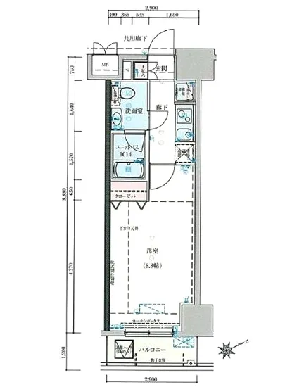 プラチナコート上野 203