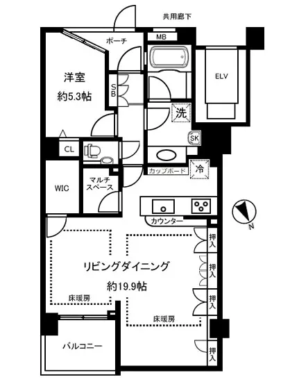 ザ・パークハウス代々木上原 3F