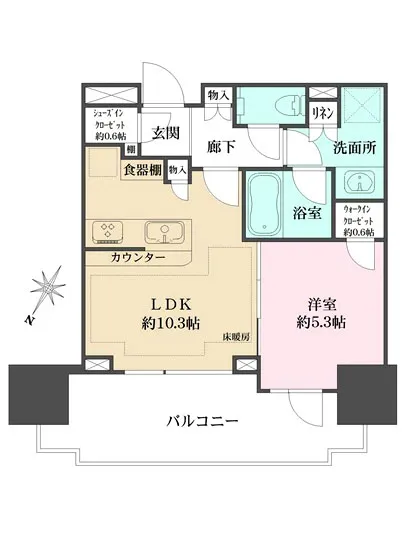 ザ・パークハウス日本橋蛎殻町レジデンス 601