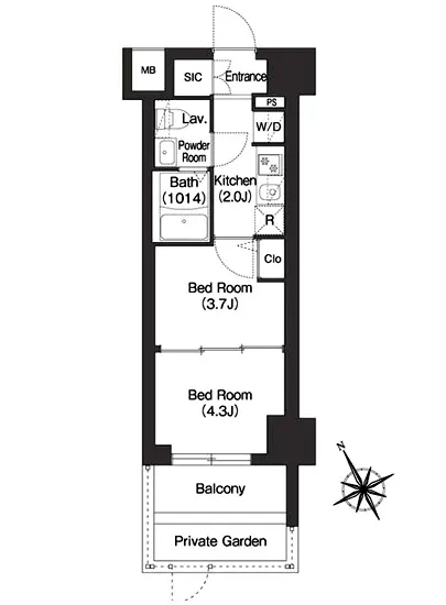 コンフォリア・リヴ根岸二丁目 101