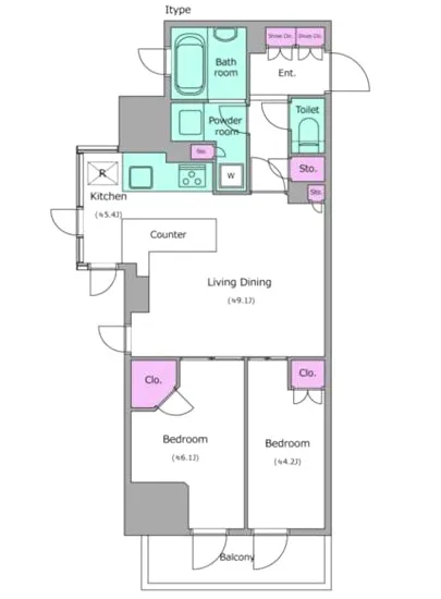 レジディア中目黒3 1101