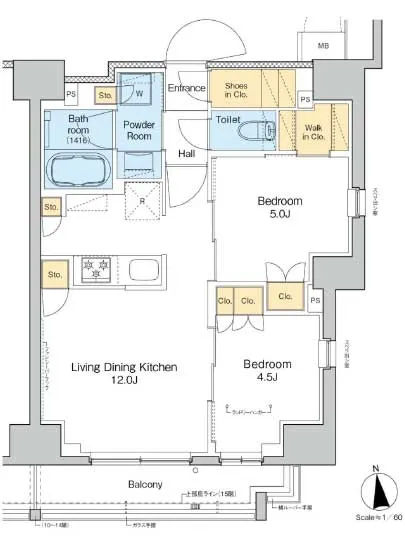 プラウドフラット浅草トレサージュ 1204