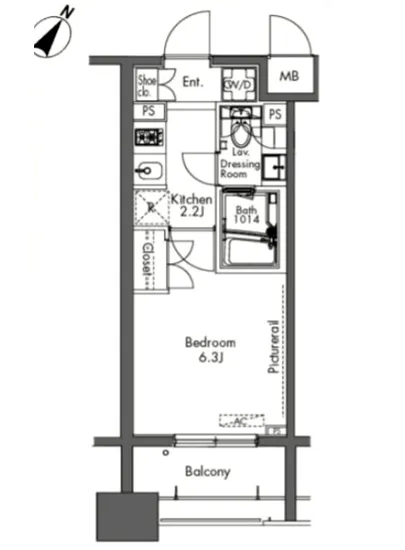 プラウドフラット三軒茶屋 1502