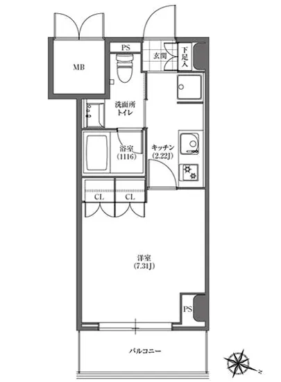 ヒューリック板橋 1002